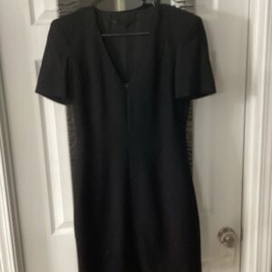 Zara Classic Black Midi Dress